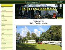 Tablet Screenshot of kalvscamping.se